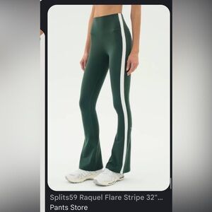 SPLITS 59 RED Raquel Pants with White Stripe